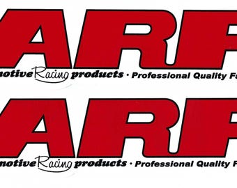 ARP Racing Decal Sticker 11 Inches Long Size Vintage Set of 2