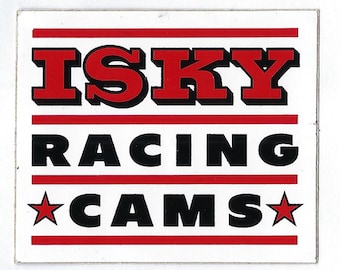 Isky Cams Racing Decal Sticker Vintage 3 Inches Long Vinyl