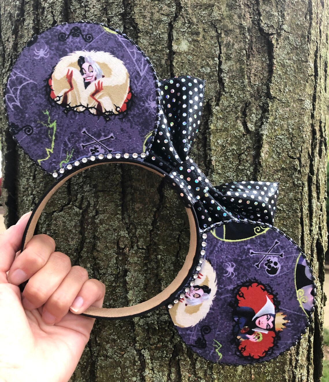 Disney Inspired Minnie Mouse Ears Villians Maleficent Evil Etsy