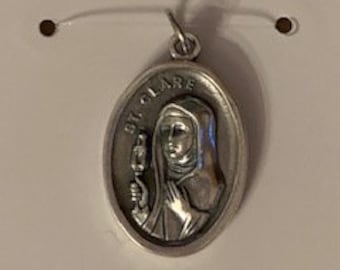 Saint Clare Medal / Charm * Pray for Us