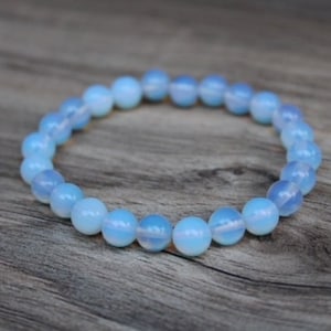 Mondstein Armband - Verstellbares Armband - 9mm Perlen