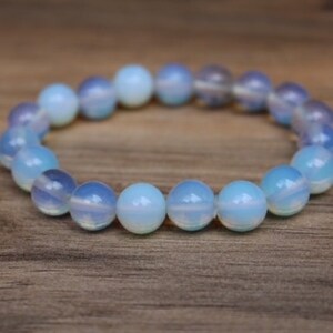 Mondstein Armband - Verstellbares Armband - 9mm Perlen