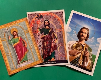 Saint Jude Holy Cards * San Jude Thaddeus* San Judas Tadeo * Patron of Difficult Cases