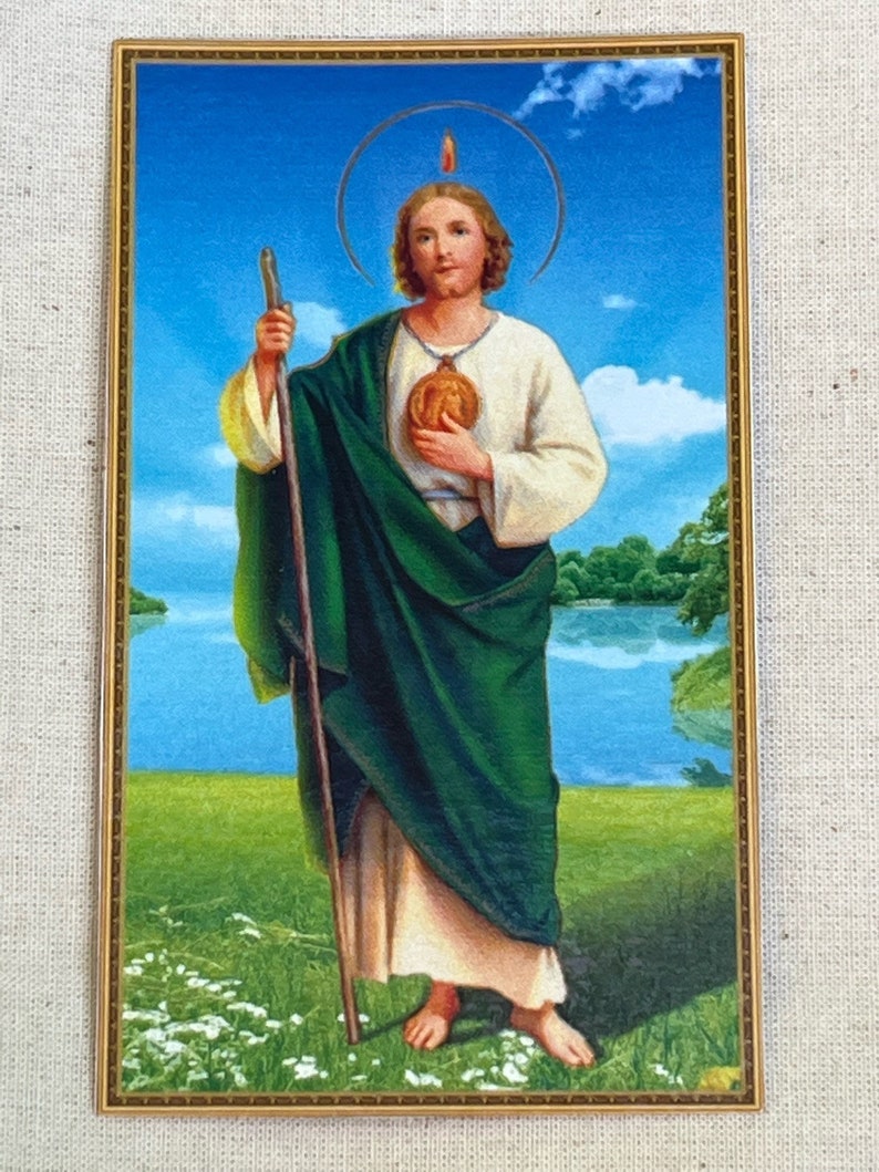 Saint Jude Holy Card * Sacred Heart * Lord of the Miracles * Our Lady ...