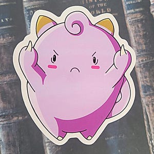 Clefuck You - Matte Die-Cut Vinyl Sticker - 3x3&quot;