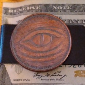 Elegant Vintage Coin Black Money Clip MCHEMD