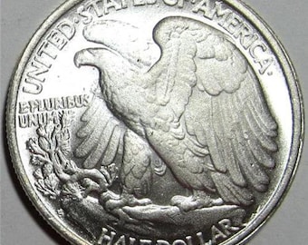 Trick D/S Mint Marks Two Tail Walking Liberty Half Novelty Coin TFC 8