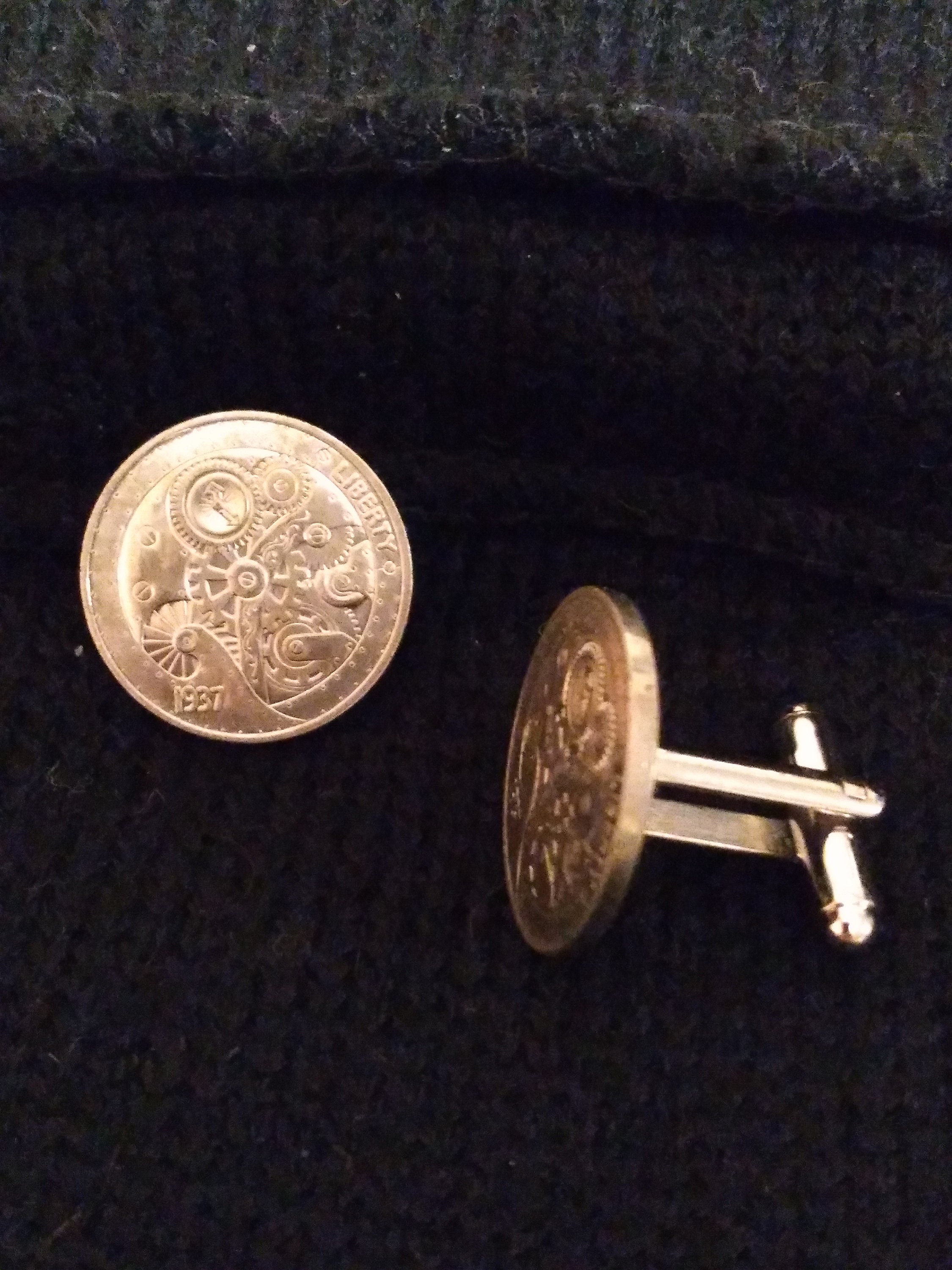 Celtic Cloak Pin 2 Penannular Brooch Antique Silver Tone CP12 
