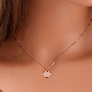 Necklace Rose Gold, Name Chain, Necklace, Necklace, Necklace, Platelet, Disc, Monogram