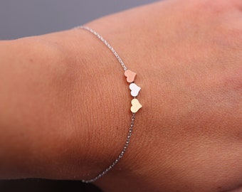 Bracelet en argent Bracelet coeur Bracelet bracelet