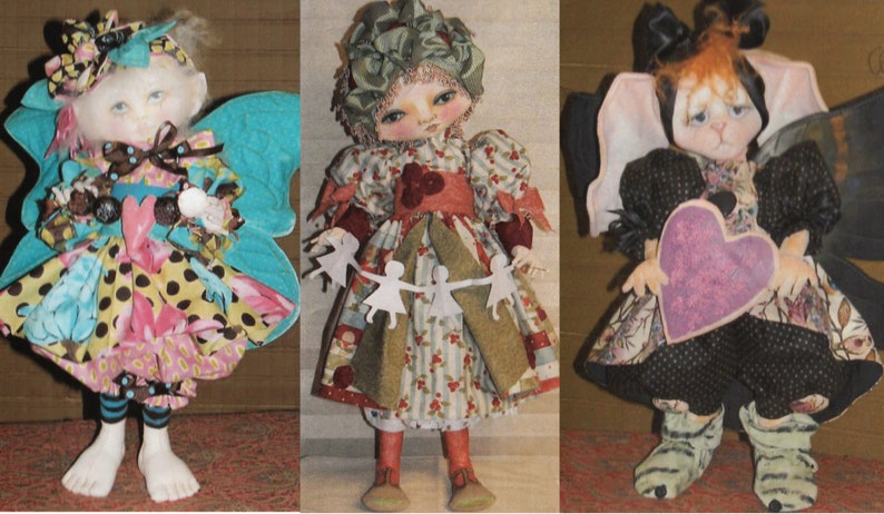 3 Pack of Doll Patterns