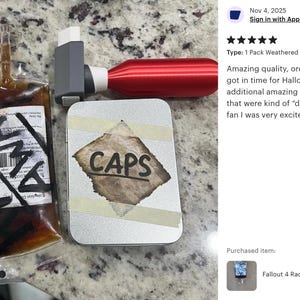 Fallout New Vegas RadAway Pack Prop Bag Replica, Cosplay Accessory, Post-Apocalyptic IV, Gamer Gift image 5