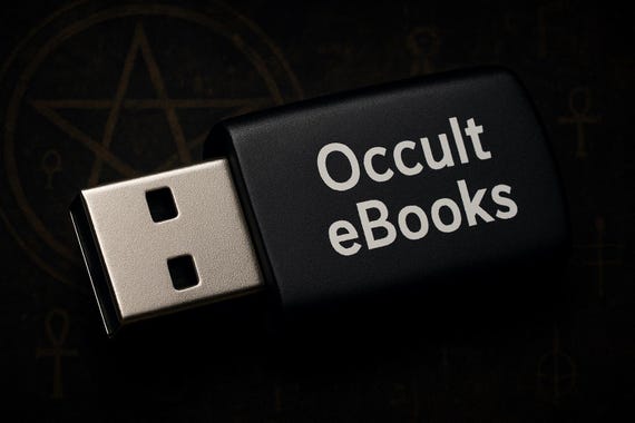 Occult Ebook Collection on USB: Divination, Mysticism, Witchcraft