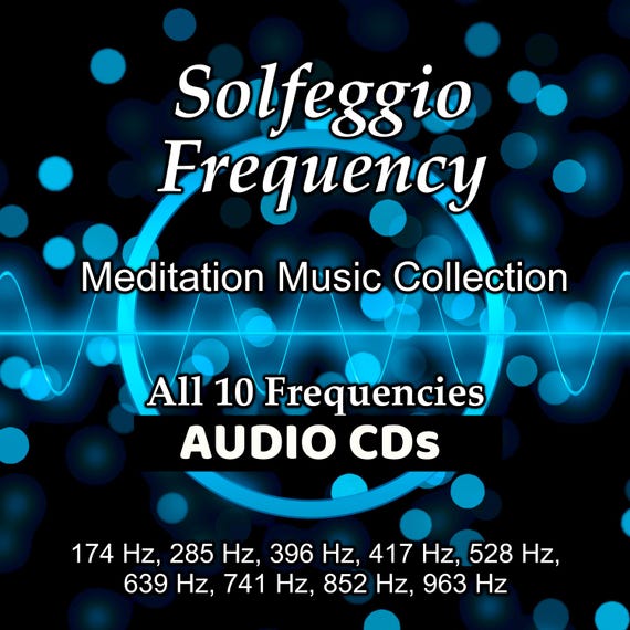 Solfeggio Frequency CD Collection, Meditation Music (10 Audio Disc Set)