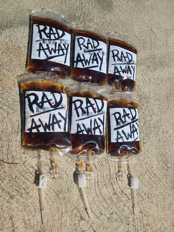 Fallout New Vegas RadAway Pack Prop Bag Replica, Cosplay Accessory, Post-Apocalyptic IV, Gamer Gift