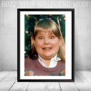 Home Alone Buzz&#39;s Girlfriend Replica Photo Woof Prop Christmas Gift Holiday Kevin Mcallister Wet Sticky Bandits Wanted Battle Plan