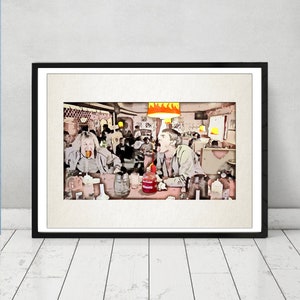 Dumb and Dumber Dante&#39;s Inferno Spicy Hot Pepper Ketchup and Mustard Scene funny print art Harry Lloyd Movie Poster Gift