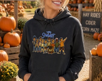 The Sandlot Vintage 90s Inspired Sports Caricature Unisex Hoodie | Retro Baseball Squints Gift