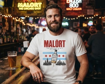 Malort T-Shirt | These  Pants Aren't Going to Shit Themselves Meme | Chicago Inspired Design Funny Tee