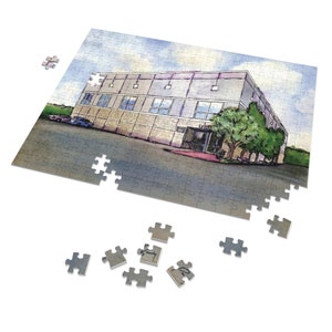 The Office Pam's Water Color painting Dunder Mifflin Scranton Jigsaw Puzzle 252 Pieces great gift idea