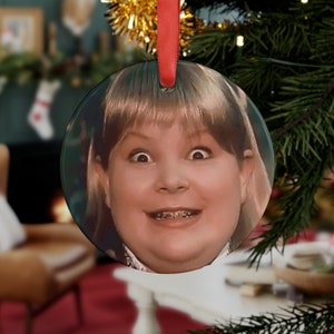 Buzz Your Girlfriend Woof! Home Alone Funny Acrylic Ornament with Ribbon Christmas Gift Mccallister Wet Bandits