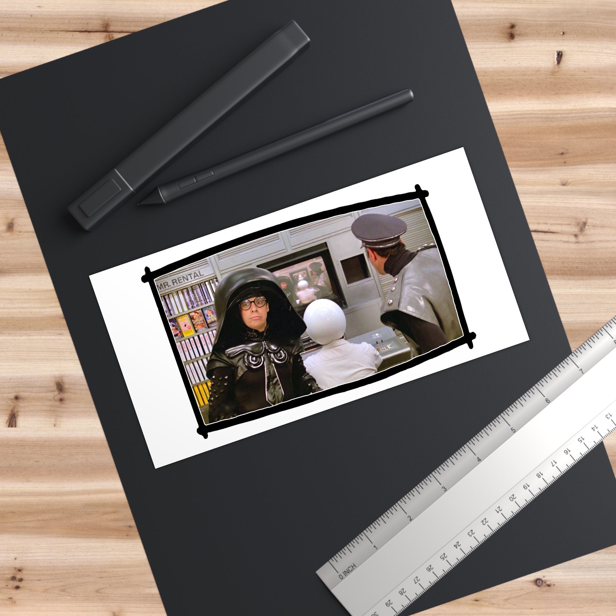 Colonel Helment Sticker Spaceballs the Bumper Sticker Dark Helmet Colonel Sanders Funny Image ...