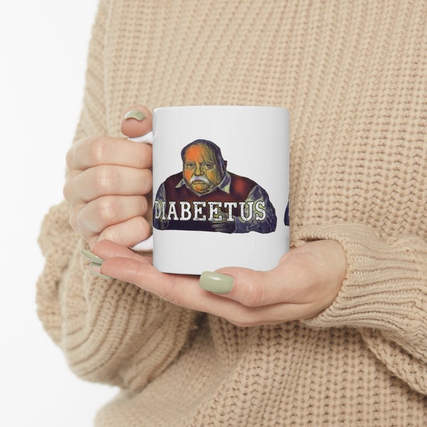 Wilford Brimley Diabetes Meme Funny Coffee Mug Ceramic Cup 11oz Diabeetus Free Shipping Gift Idea