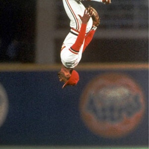Ozzie Smith Backflip Custom Art Print, St Louis Cardinals Man Cave Decor bild 6