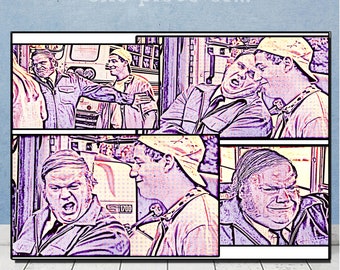 Billy Madison Adam Sandler Chris Farley That Veronica Vaughn is one piece of I Funny Meme Art Poster Print Christmas Gift