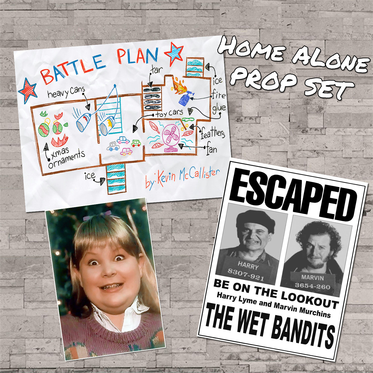 home alone poster battle plan