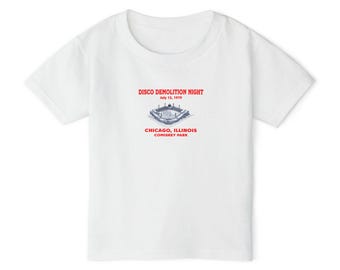 Disco Demolition Night toddler t shirt Chicago Illinois concert tee