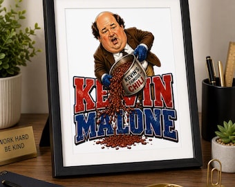 Stanley Hudson Basketball Print, Office TV Show Inspired Wall Art, Funny Man Cave Decor, Retro 90s Sports Caricature Poster, Dunder Gift