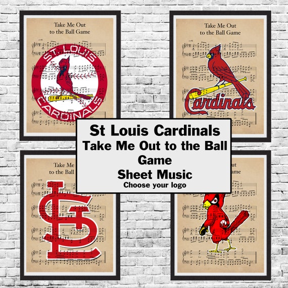 St Louis Cardinals Choose Your Logo Logo on Take Me Out to the