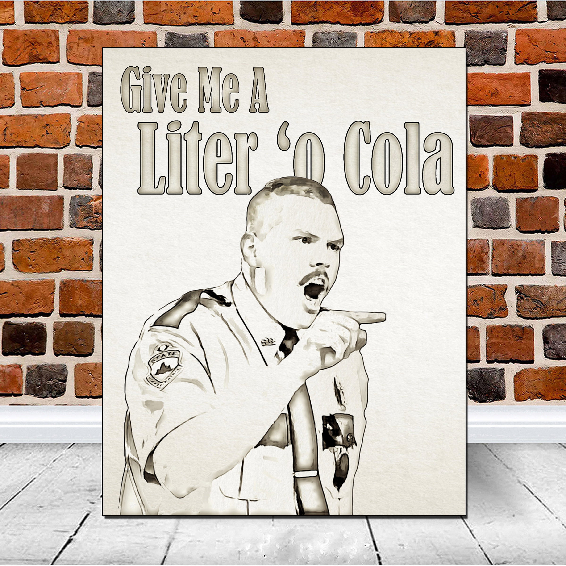 Póster de la película Super Troopers Rod Farva Liter 'o Cola - Etsy México, image size:2400x2400