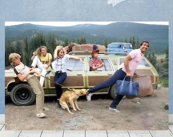 Vacation Wally World Griswold Family Photo featuring Wagon Queen Family Truckster