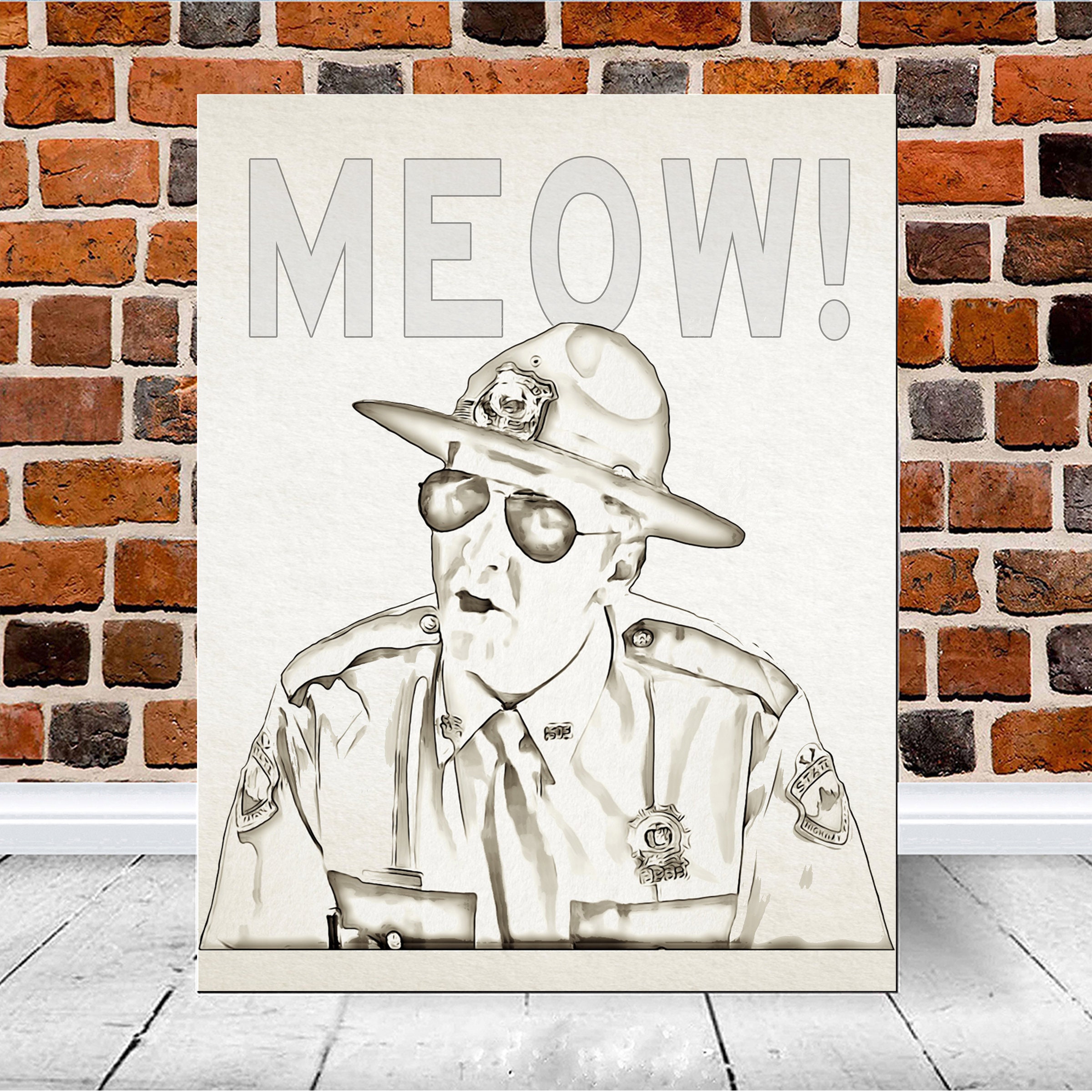 Póster de la película Super Troopers Meow, divertido póster de tinta,  impresión de Farva Broken Lizard, regalo de Navidad - Etsy México, image size:2400x2400
