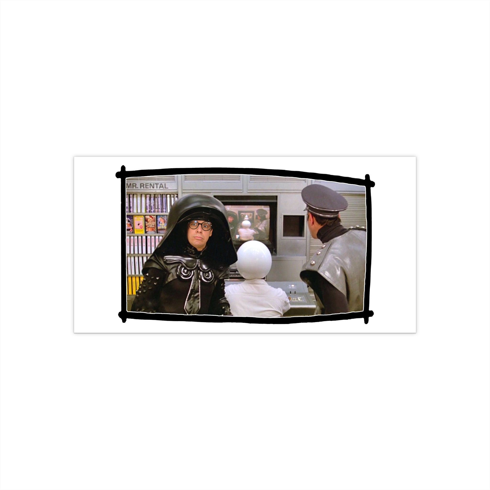 Colonel Helment Sticker Spaceballs the Bumper Sticker Dark Helmet Colonel Sanders Funny Image ...