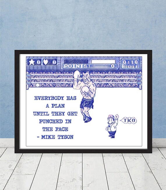 Mike Tyson Everyone Has A Plan Until They Get Punched In The Etsy