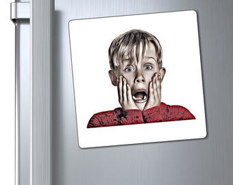 Home Alone Kevin Mccallister Screaming Kitchen Lodówka Magnes Dekoracja świąteczna Darmowa wysyłka