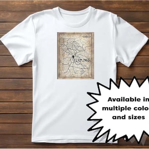 The Walking Dead Terminus Map Replica Prop T-Shirt Unisex Cotton Tee