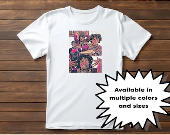 Chappelle's Show Prince T-Shirt Unisex Cotton Tee available in multiple colors shirt Dave as Purple Rain's Prince basketball Charlie Murphy