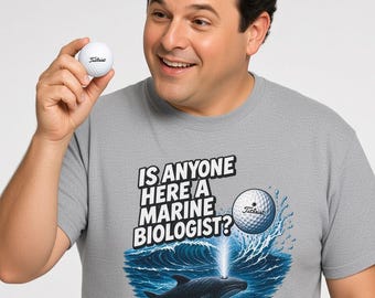 Seinfeld Is Anyone Here a Marine Biologist? T-Shirt | Whale Costanza Fan Funny Tee