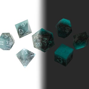 Custom DiCast Dice Set Custom Resin RPG Dice Commission image 6