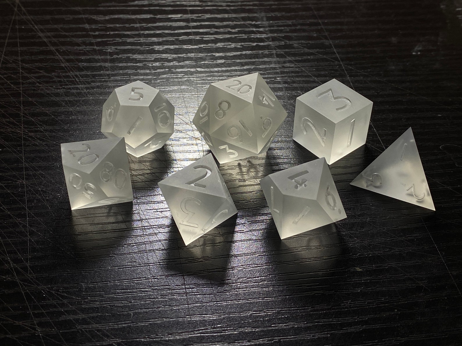 3D Printed Dice Masters // RPG 7 Die Set // Series 2 Etsy