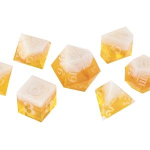 Custom DiCast Dice Set Custom Resin RPG Dice Commission image 3