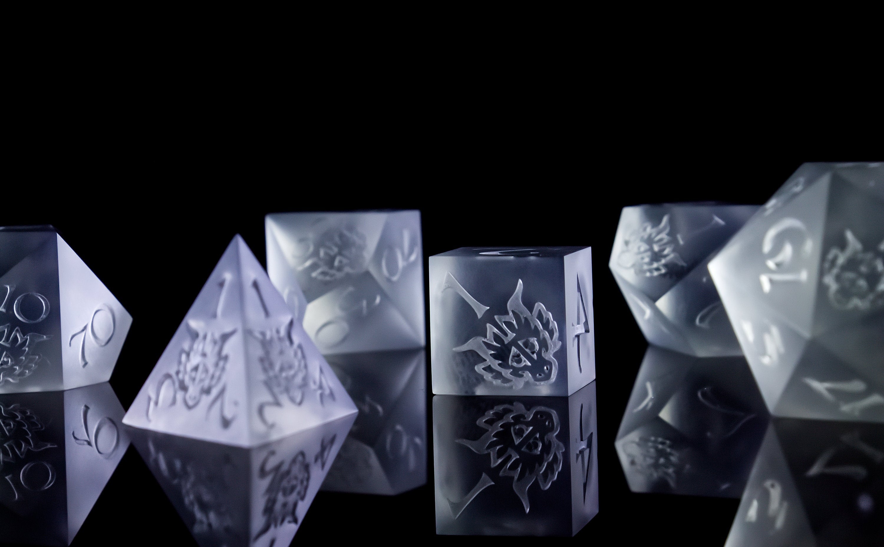 Fully Custom 3D Printed Dice Masters // RPG 7 Die Set Etsy