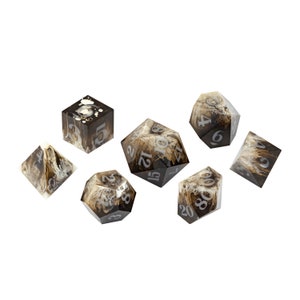 Custom DiCast Dice Set Custom Resin RPG Dice Commission image 8