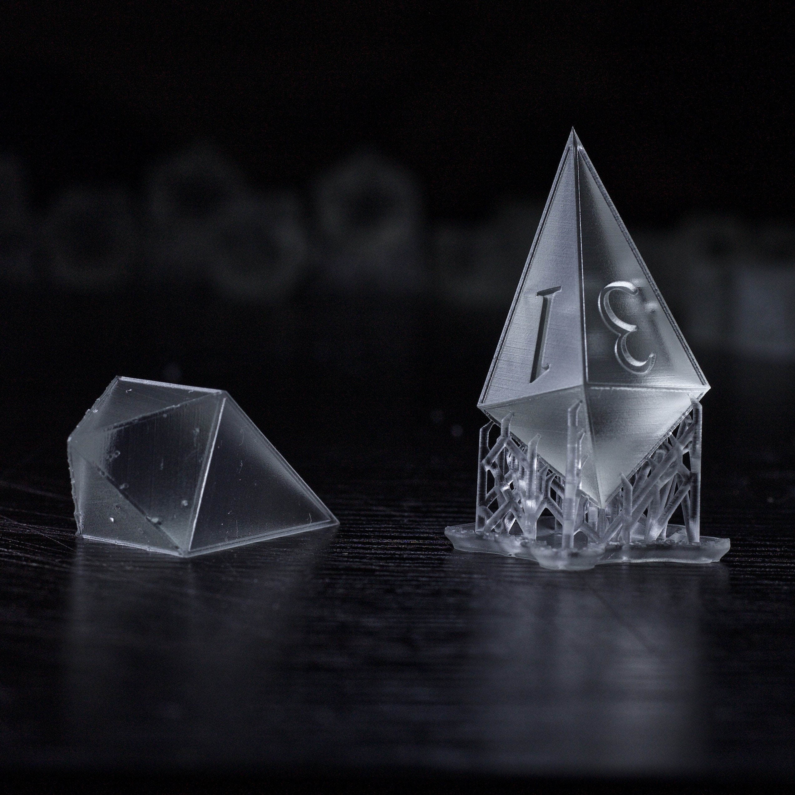 3D Printed Dice Master // Alternate Shard D4 Etsy