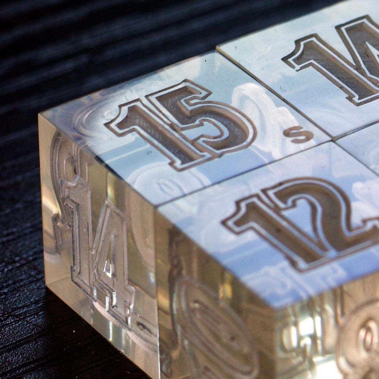 3D Printed Dice Masters // RPG Stat Rollers D6 Etsy