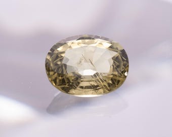 2.08ct Golden Yellow Montana Sapphire | Oval